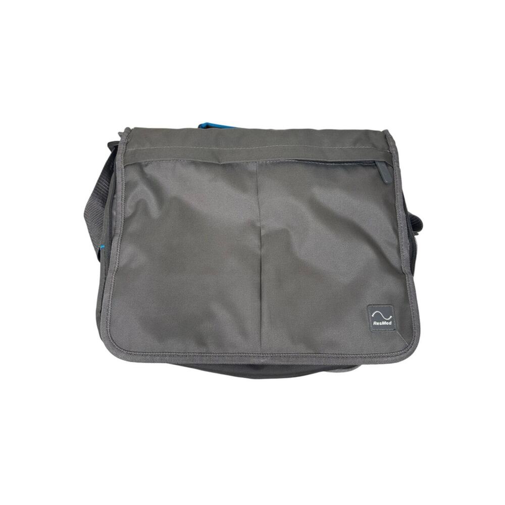 ResMed AirSense 10 Travel Bag Gray Padded CPAP Carrying Case Shoulder Strap EUC